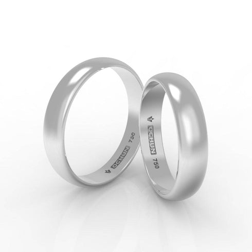Uzziel Quad - Anillos De Matrimonio Oro 18K - Ochun Joyeros - Ochun Joyeros